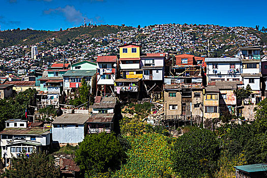 住宅区,瓦尔帕莱索,智利