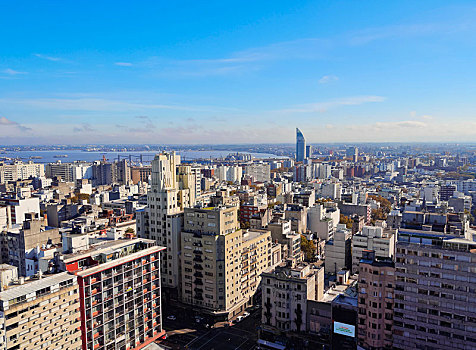 城市,蒙得维的亚,乌拉圭,南美