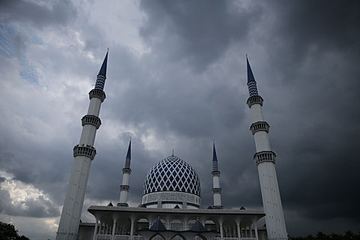 马来西亚莎阿南蓝色清真寺