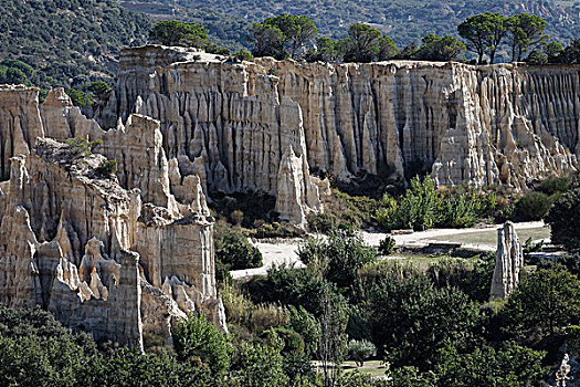 岩石构造,比利牛斯山脉,法国,欧洲