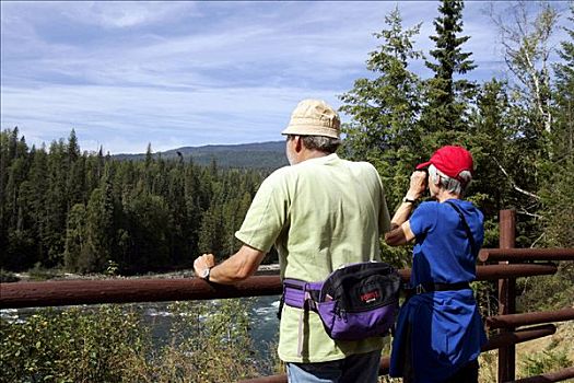 游客,威尔斯格雷省立公园,不列颠哥伦比亚省,加拿大
