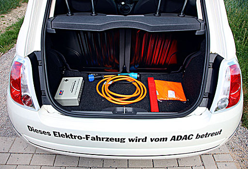 充电,线缆,电,输入,菲亚特汽车公司,北莱茵威斯特伐利亚,德国,欧洲