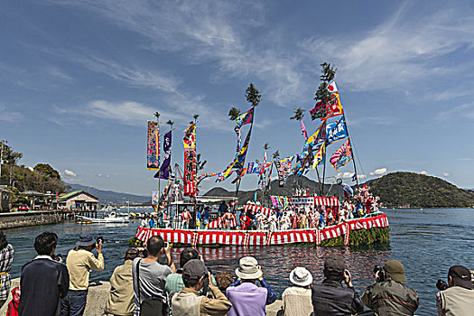 装饰,鱼,船,节日,日本