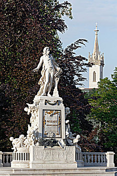 莫扎特,纪念建筑,教堂,维也纳,奥地利,欧洲