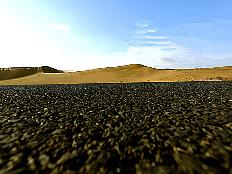 公路沙漠