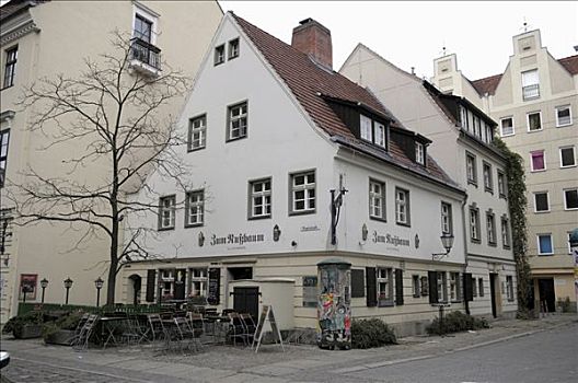 餐馆,一个,房子,柏林,德国,欧洲
