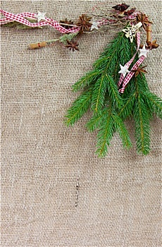 圣诞装饰,松树,背景