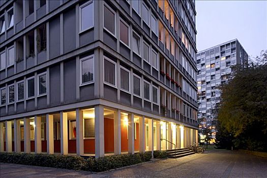 多层建筑,地区,蒂尔加滕,柏林,德国,欧洲
