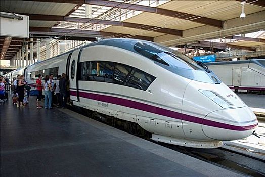 西班牙人,高速列车,模型,西门子,马德里,西班牙