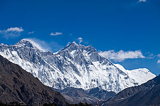 风景,珠穆朗玛峰,左边,右边,喜马拉雅山