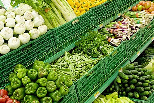 蔬菜,超市