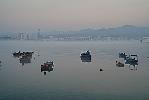 海港,渔船,海滨