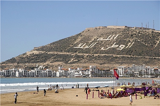 海岸,阿加迪尔,摩洛哥