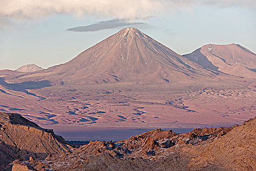 火山,阿塔卡马沙漠,佩特罗,安托法加斯塔,智利,南美