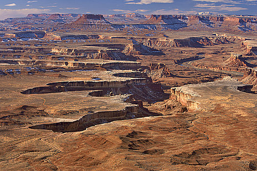 岩石构造,峡谷,绿河,峡谷地国家公园,犹他,美国