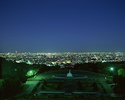 夜景,札幌,纪念公园