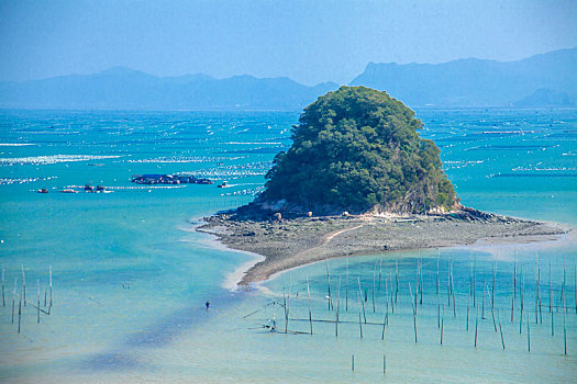 中国福建霞浦滩涂风光