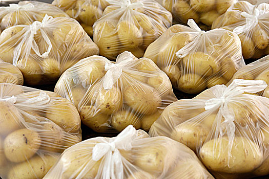 塑料袋,土豆
