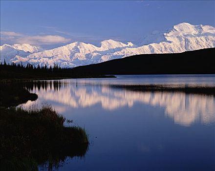 旺湖,德纳利国家公园和自然保护区,阿拉斯加
