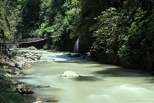 重庆五a级风景区黑山谷风光