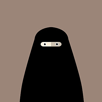 穆斯林,女人,公寓