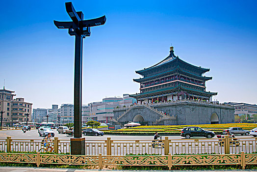 中国陕西西安钟楼