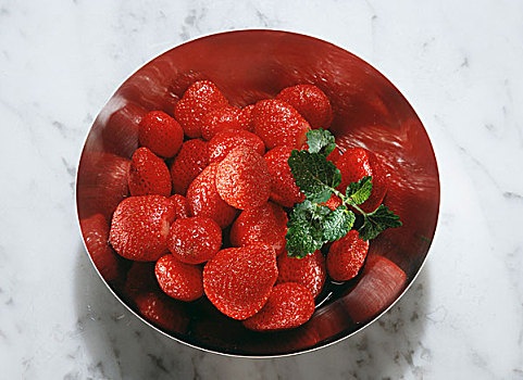 腌制,草莓,意大利