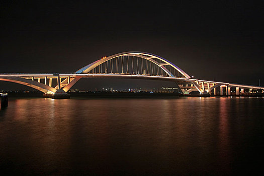 厦门五缘湾五缘大桥夜景