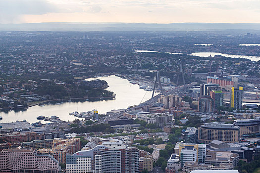 澳洲悉尼,鸟瞰,俯视