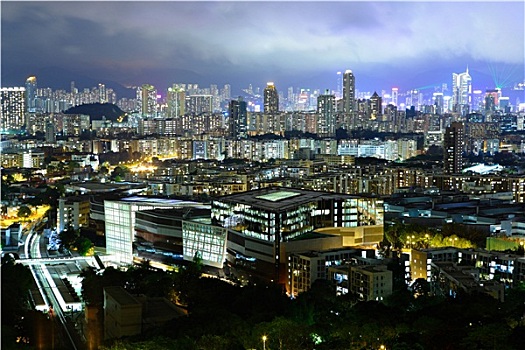 香港,拥挤,城市