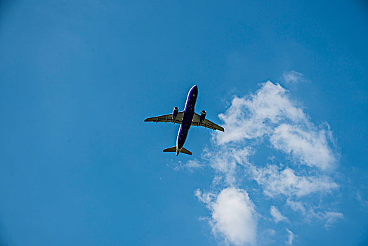 西部航空的飞机正从重庆江北机场起飞