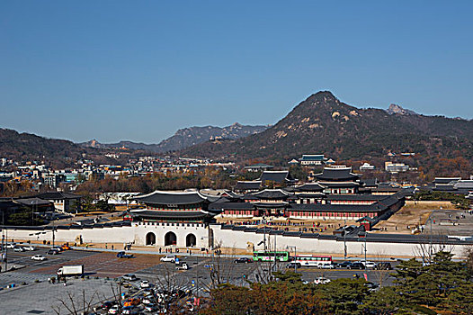 韩国,首尔,宫殿,大门