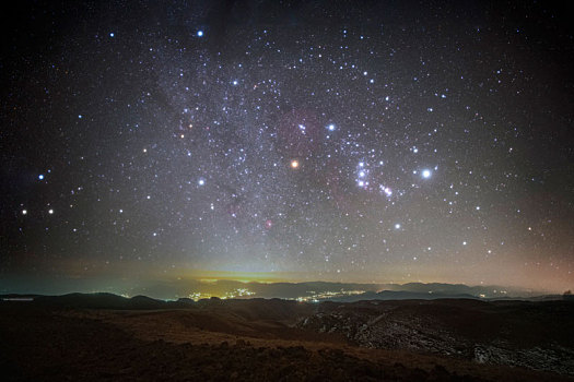 内蒙古阿拉善腾格里沙漠星空