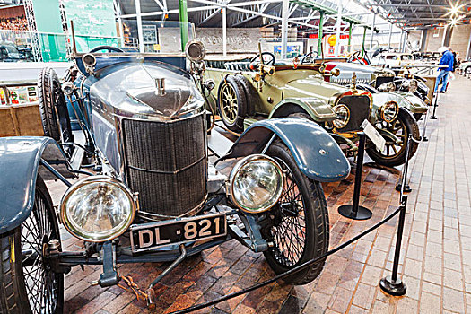 英格兰,汉普郡,新森林地区,博利厄,国家汽车博物馆,展示,老爷车
