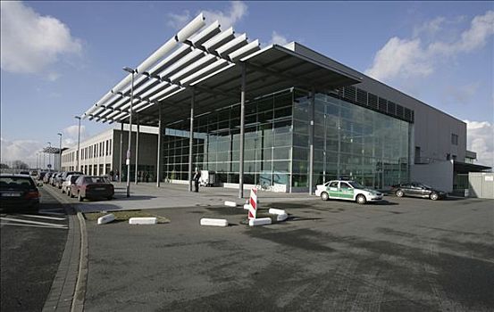 航站楼,机场,英军,空军基地,二月,2007年,北莱茵威斯特伐利亚,德国