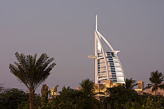 阿联酋,迪拜,帆船酒店,酒店,前景