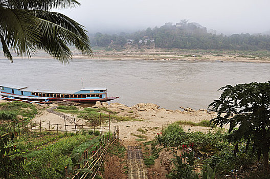 湄公河,琅勃拉邦,省,老挝