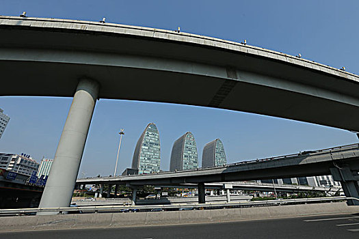 2016年6月19日北京西城区西直门桥