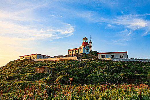 灯塔,目标,航标,红色,海岛,山