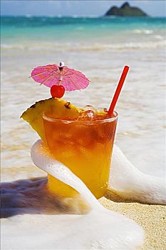 迈泰饮料,休息,海滩