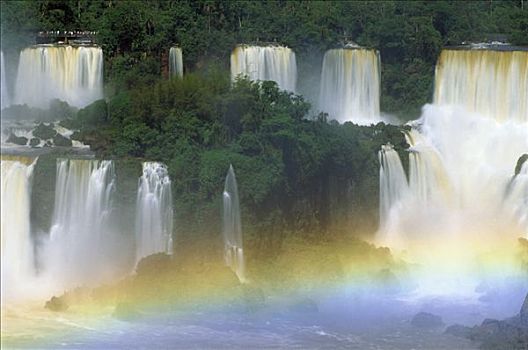 伊瓜苏瀑布,瀑布,巴西,阿根廷,边界
