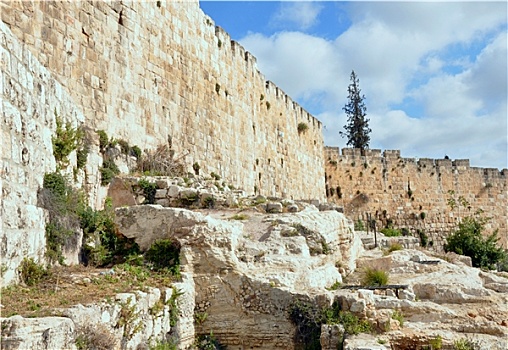 耶路撒冷,老城,墙壁