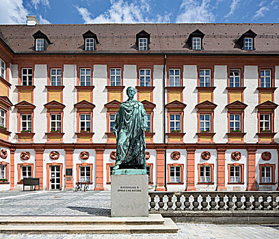 老,城堡,税务局,纪念建筑,马克西米利安二世,巴伐利亚,上弗兰科尼亚,德国,欧洲