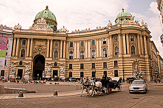宫殿,城市,霍夫堡,复杂,维也纳,奥地利