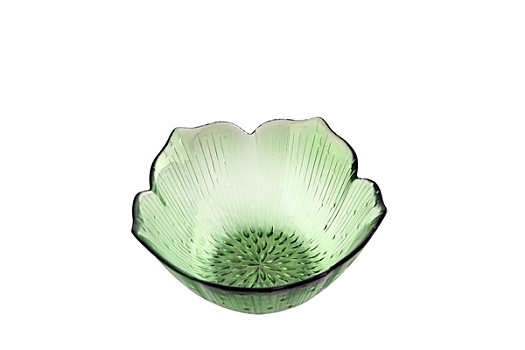 绿色,玻璃碗,白色背景,背景