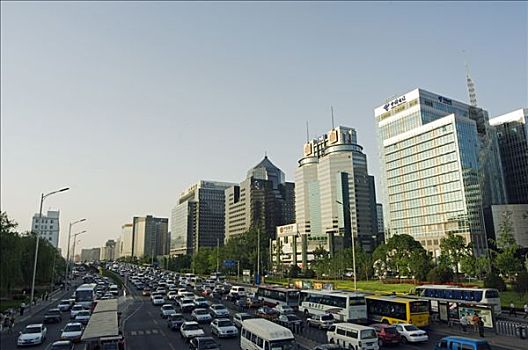 市区,建筑,交通,阜成门,区域,北京,中国