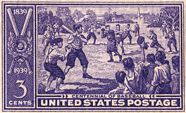 棒球,百年,邮票,美国