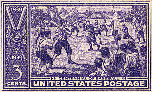 棒球,百年,邮票,美国