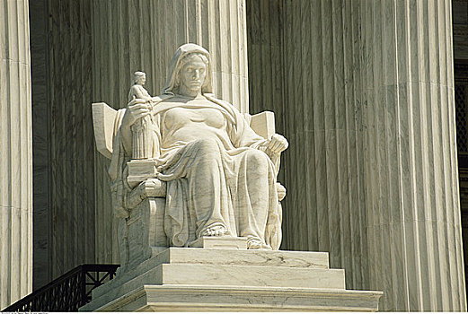 雕塑,最高法院,华盛顿,华盛顿特区,美国