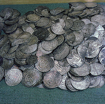 硬币,拜占庭风格,伊斯兰,维京,财富,11世纪,艺术家